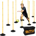 6 FT Agility Poles for Soccer, Basketball, Equestrian, Pet Training, 4/6/8/10 by Neoaider