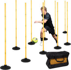 6 FT Agility Poles for Soccer, Basketball, Equestrian, Pet Training, 4/6/8/10 by Neoaider