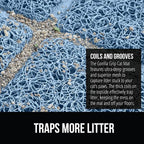 GORILLA GRIP Cat Litter Box Mat, Water Resistant, US Designed Kitty Litter - Image 3