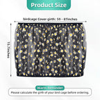 Bird Cage Seed Catcher, Seed Catcher Guard Net Cover, Parrot Nylon Mesh Net - Image 7