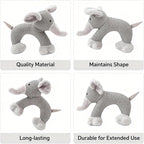 Linen Safari Companions, Squeaky Dog Chew Animals, - Image 4