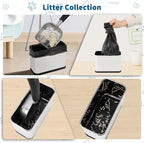 FHTONGE Stainless Steel Cat Litter Scoop Holder, Detachable Metal Cat Scooper - Image 5