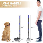 Heeyoo Dog Pooper Scooper, Dog Poop Tray and Rake Set, Pet Waste Removal Scoop - Image 3