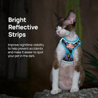 Cat Harness and Leash Set, Step-in Escape Proof Adjustable Vest Harness - Image 3
