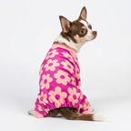 Fitwarm Flower Fleece Dog Pajamas, Warm Winter Dog Clothes - Image 2
