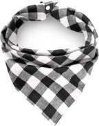 Christmas Plaid Dog Bandana by ZIRVYIR