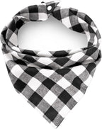 Plaid Bandana Triangle Scarf by Brand by ZIRVYIR