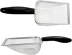 Hordion Cat Litter Scoop Stainless Steel Mesh Scooper, 2mm Mesh Non-Stick - Image 5