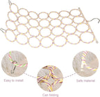 2 Packs Parrot Swing Hanging Toys, Bird Climbing Rope Net Ladders Small Medium - Image 5