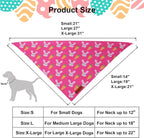 ADOGGYGO Easter Dog Bandana 2 Pack, Bunny Carrot Print Triangle Pet Scarf - Image 4