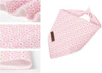 Lionet Paws Spring Daisy Dog Bandana Washable Cotton Handkerchief Scarf - Image 3