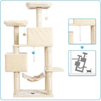 Hey-brother Large Multi-Level Cat Tree Condo Furniture - Image 8