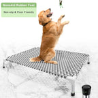Elevated Outdoor Dog Bed, Large Size, Cotton Material, Non-Slip Feet, Fits up - Image 6