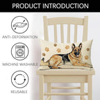 German Shepherd Dog Lumbar Decorative Throw Pillow Cover 12 x 20, Rectangular - Image 2