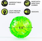 Hyper Pet DuraSqueak Dog Ball Toy, Interactive, Dog Balls - Image 4