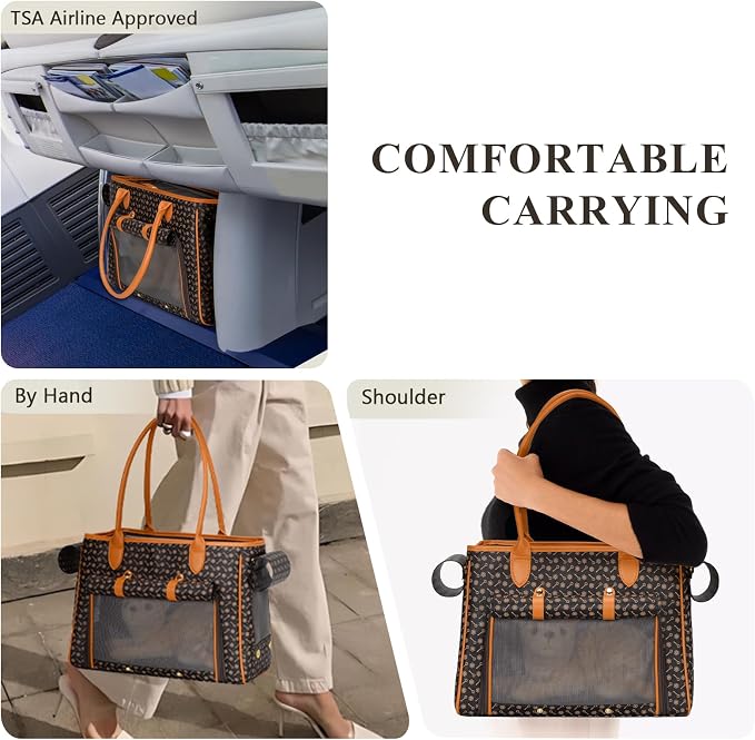 Minsong Fashion Pet Carrier Purse - Image 6