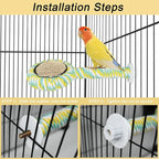ASOCEA Bird Perch Feeding Cup, Bird Bowls - Image 5