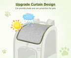 Pecute Cat Backpack Carrier Expandable, Pet Backpack - Image 2