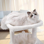 37.4" Cat Tree Tower with Twin Cat Condos - Image 3