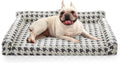 Orthopedic Dog Beds for Medium Dogs Washable, Detachable Side Bolster and Pillow by FURTIME