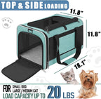 Soft Cat Carrier Large Cat 20 lbs/Kitty Cat Travel Crate - Image 3
