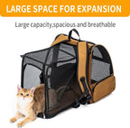 Cat Backpack，Expandable Cat Carrier Backpack, Dog Backpack Carrier and Pet - Image 3