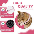 Elegant little tail 2 Pack Cat Collar- Valentines Cat Collars Breakaway - Image 2