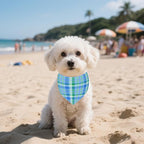 30 Pcs Plaid Dog Bandanas for Small Dogs Stitch Dog Bandana Bulk Reversible - Image 7
