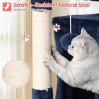 70in Cat Tree Cat Climbing Tower - Image 4