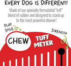 Jolly Pets Tuff Tosser Bouncing Ball Tog Toy/Treat Holder, 3 Inches - Image 5