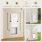 MAVRICFLEX Cat Door for Door, All-Stainless Steel Frame Cat Door - Image 4