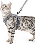 Cat Harness and Leash Set Escape Proof Tactical Small Kitten Harness Emotional by pangdi
