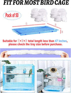 Disposable Bird Cage Liners Clear Plastic Parakeet Cage Liner Bag - Image 2