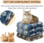 Rezutan Dog Blankets for Medium Pet, 3 Pack Blanket Fuzzy Cat Blankets Washable - Image 8