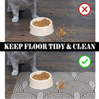 Dog Food Mats for Floors Absorbent, Pet Cat Food Mat - Image 5