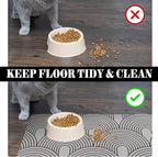 Dog Food Mats for Floors Absorbent, Pet Cat Food Mat - Image 5