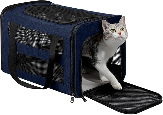 Cat Carrier Soft-Sided Travel Bag by Comfortforyourpets