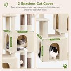 Globlazer Cat Tower for Indoor Cats, Heavy Duty Cat Trees for Large Cats Adult - Image 3