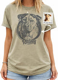Personalized Dog Photo Shirt for Women and Men, Custom Dogs Face Shirt by Unknown