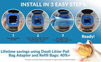 Cat Litter Pail Bag Adapter, Fits Litter Genie, Fits LItter Genie Plus - Image 4