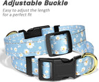 Reflective Dog Collar for Small Dogs, Cute Daisy Theme Adjustable Heavy-Duty - Image 6