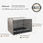 Explore Land Pattern Dog Crate Cover - Image 2