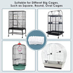 Bissap Bird Cage Seed Catcher, 90-118‘’ Universal Birdcage Net Nylon 31.8'' H - Image 7