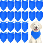 Abbylike 20 Pcs Sublimation Blank Dog Bandanas Plain Bandanas by Abbylike