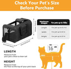 Simple Deluxe Airline-Approved Cat Carrier, Soft-Sided Pet Carrier - Image 2