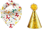 Dog Birthday Hat and Bandana for Boy/Girl Pet Party Supplies - Image 4