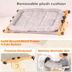 Cat Window Perch- Adjustable Sill Fit, Renter-Safe, Wood-Metal Frame Sturdy - Image 8