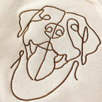 Custom Pet Embroidered Sweatshirt, Custom Dog Face Embroidered Sweatshirt - Image 5