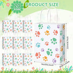 Blulu 20 Pcs Spring Puppy Dog Paw Gift Bags - Image 2
