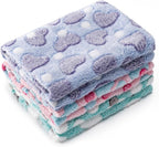 1 Pack 3 Blankets Super Soft Fluffy Premium Fleece Pet Blanket Flannel Paw by CADONO